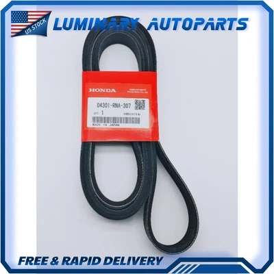 OEM NUEVO 04301-RNA-307 PARA HONDA CIVIC SERPENTINE CORREA DE TRANSMISIÓN 2006-2011 EE. UU. Foto 1 de 4