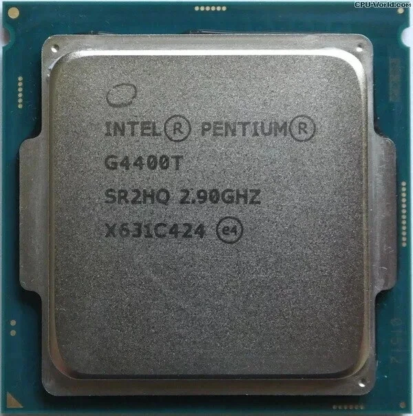 Intel Pentium G4400T SR2HQ Dual-Core 2.9GHz/3M Socket LGA1151 CPU -GENIUNE - Image 1 of 1