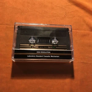 1 x TDK SA-X 90 Cassette ,IEC II/High Position,guter Zustand,1982 - Bild 1 von 6
