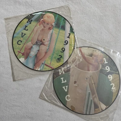 Madonna MLVC Interview Picture Discs Record Vinyl Italy J001 J002 1992 RARE - Image 1 of 4