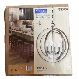 Progress Lighting #650050 4-Light Antique Bronze Transitional Globe LED Light - Picture 1 of 2