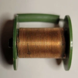 Vintage Hasbro GI Joe Green Mine Trip Wire Spool Roll Condition Issues Copper - Picture 1 of 5