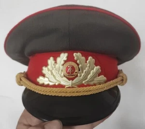 Casquette RDA général REPRODUCTION NVA DDR GENERAL SCHIRMMUTZE - Bild 1 von 4