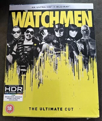 WATCHMEN (2009) ULTIMATE CUT 4K UHD + Blu-Ray UK Limited Exclusive STEELBOOK Foto 1 de 4