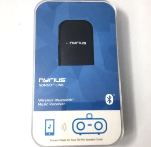 Nyrius BR30 Spongo Link Wireless Bluetooth Music Receiver New Open Box 2014 - Bild 1 von 3
