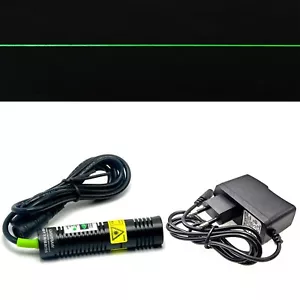532nm 100mW Grüne Line Lasermodul Locator Diode 18x75mm mit 5V Adapter - Bild 1 von 6