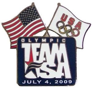 July 4th, 2009 Team USA Awareness Pin collectible memorabilia souvenir - Picture 1 of 1