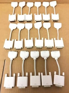 Lot Of 16 Genuine Apple DVI to VGA Adapter, WORKING, QTY, Free shipping - Picture 1 of 11