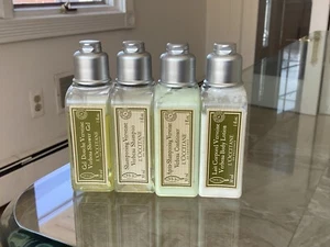 L’Occitane Verbena Shampoo/Conditioner/Shower Gel/Lotion~Travel Set~2.5 Oz 75 ml - Picture 1 of 2