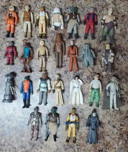 Vintage Star Wars Lot Of 25 Action Figures Original 1970s - 1980s FREE SHIPPING - Picture 1 of 12