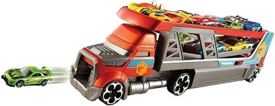 Hot Wheels Blastin' Rig Vehicle Vehicle With 3 Cars  CDJ19 NEW TOY GIFT SET KIDS - Image 1 of 4