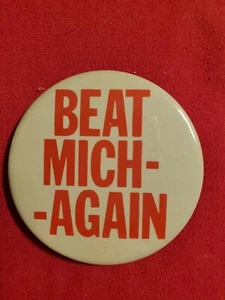 1960er Ohio State vs Michigan Zelluloid 1/3/4" Pinback. - Bild 1 von 2