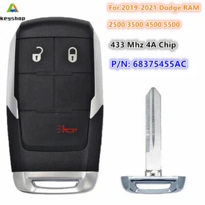 For 2019-2022 Dodge RAM 2500 3500 4500 5500 Keyless Remote Smart Key Fob GQ4-76T - Picture 1 of 5