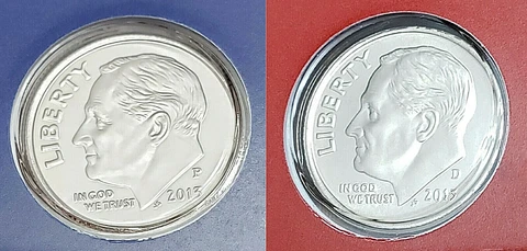 2013 P & D Roosevelt Dime Set (2 Coins)   *MINT CELLO*   **FREE SHIPPING** Cover