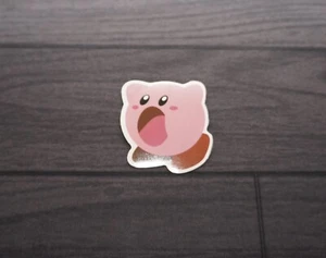 Kirby | Sucking Air Kirby Sticker Decal Only | Great For Bottles, Laptops, etc - Picture 1 of 4