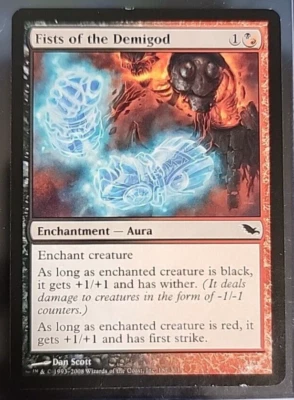 MTG Fists of the Demigod Shadowmoor 187/301 Regular Common - Image 1 of 2