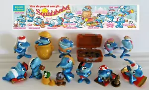 KINDER FERRERO SORPRESINE SERIE COMPLETA SQUALIBABA +1 CARTINA CAKE TOPPERS RAR - Imagen 1 de 12