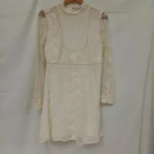 Miss Selfridge Short Dress Party/Summer/Wedding Off White UK 10 BNWT lot W18 - Picture 1 of 11