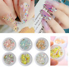 Decorations Mix Metal Rivets Pearls 3D Rhinestones Flower Colorful Nail Crystal