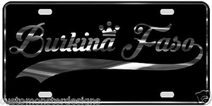 Burkina Faso License Plate All Mirror Plate & Chrome and Regular Vinyl Choices - Imagen 1 de 2