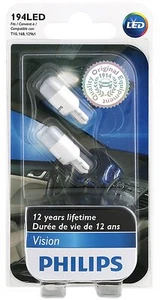 Philips 194 LED Blanco Brillante T10 Bombillas 5050 W5W 2825 158 192 168 194 6000K - Imagen 1 de 3