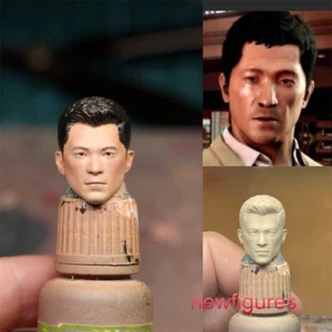 1/6 1/12 1/18 Shen Wei Asian Man Head Sculpt For 12" 6" 3.75" Male Figure Body - Picture 1 of 4