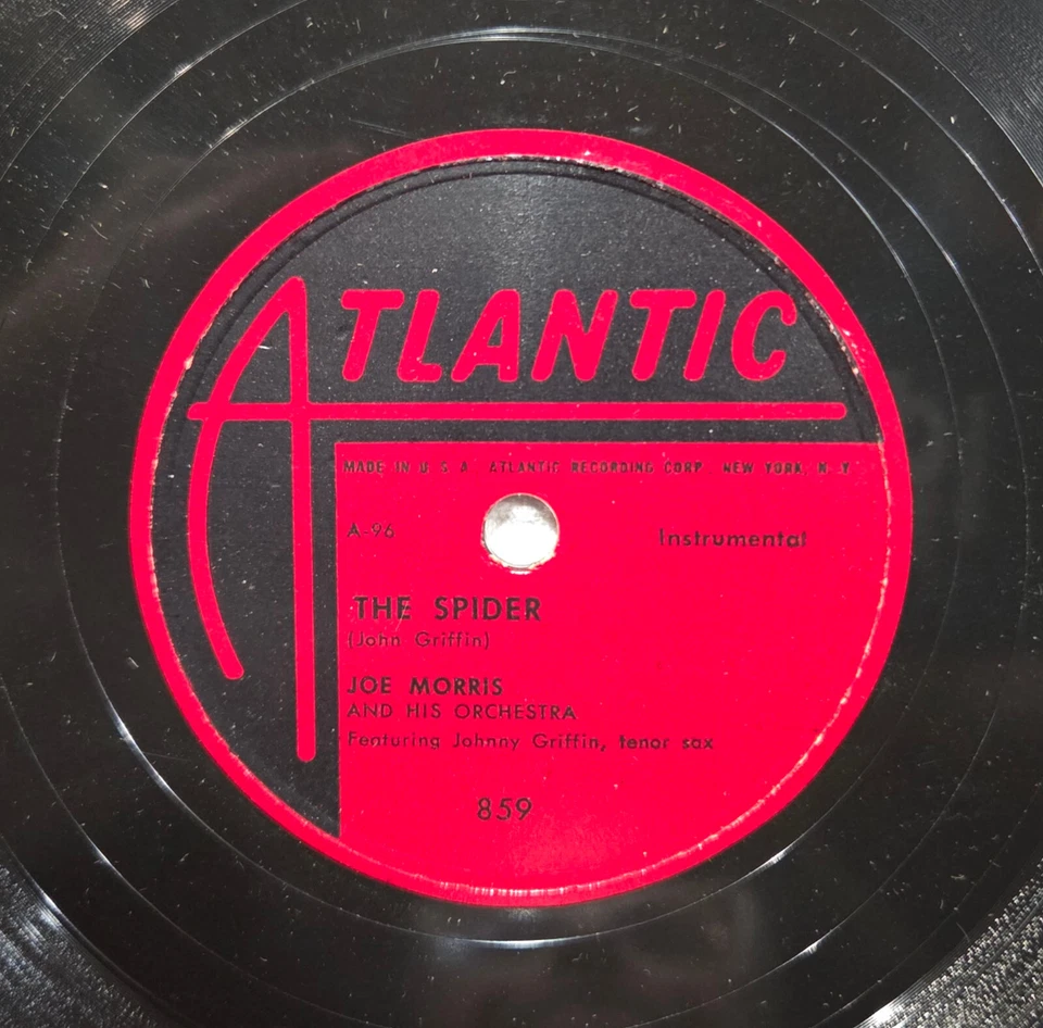 JOE MORRIS The Spider b/w Mad Moon Orig '48 ATLANTIC Jump Blues Jazz 78 RPM NM Foto 1 de 1