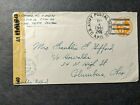APO 246 GUAM, MARIANAS 1944 Censored WWII Army Cover 613th ENG Sq, 57th Gp