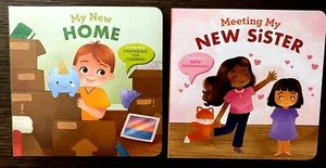 My New Home & Meeting My New Sister Children's Board Books CHOICE - 2 NEW! - Picture 1 of 5