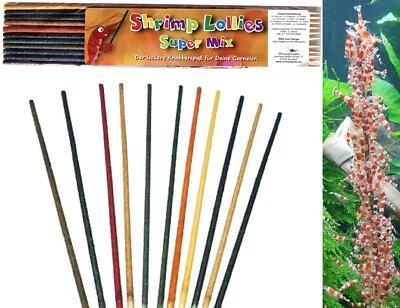 Shrimp Lollies Super-Mix / 11x1 Lollie = 11 Stück / 11 Sorten / Garnelen Futter - Bild 1 von 4