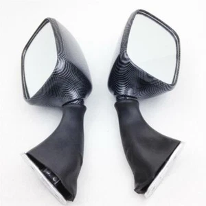 Rear view Mirrors For Suzuki GSXR600/750 01-03 GSX1300R HAYABUSA 97-12 Carbon - Picture 1 of 5