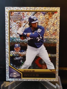 Rickie Weeks 2011 Topps Lineage Diamond Anniversary Silver #72 - Brewers - A - Picture 1 of 2
