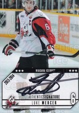 2013-14 Niagara IceDogs Autographed #5 Luke Mercer