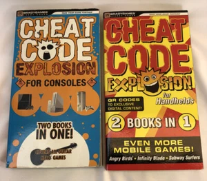 Two -Cheat Code Explosion for Consoles/Handhelds Paperback - BradyGames 2 In 1 - Picture 1 of 2