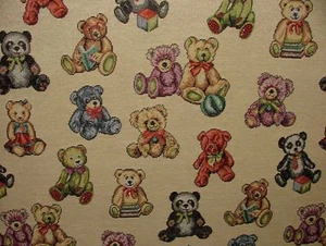 Teddybär " Tier Wandteppich " Design Stoff Bezug Gardinen Kissen Decken - Bild 1 von 1