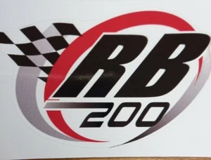 RB 200 Car Vespa Lambretta Scooter bike Camper Van Decal Sticker - Picture 1 of 1