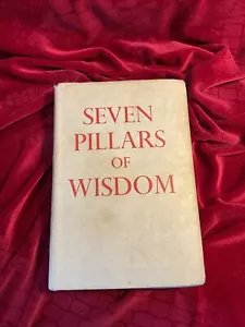 SEVEN PILLARS OF WISDOM; by T E Lawrence, JONATHAN CAPE 1943 H/B D/J - Picture 1 of 6