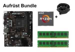 Bundle MSI A320M PRO-VD/S + AMD RYZEN 3 5 7 CPU + 8GB bis 32GB RAM wählbar - Bild 1 von 14
