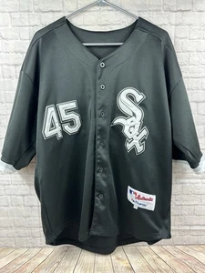 Maglia Chicago White Sox Michael Jordan #45 Majestic gioco autentico taglia 52 XXL - Foto 1 di 15