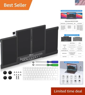 Batería recargable MacBook Air 7200 mAh con herramientas - Fuente de alimentación segura y estable Foto 1 de 4
