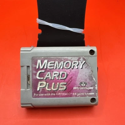 Memory Card Plus Nintendo 64 N64 by Performance P-375A- Not Tested - Image 1 of 4