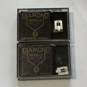 Tokyo Gemstone Record Needle Set for Sanyo ST-8D Large Replacement 2pcs - Picture 1 of 6