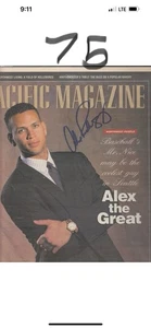 Revista Pacific Alex Rodríguez Autografiada Firmada AUTO 23/03/1997 - Imagen 1 de 1