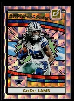 2025 Panini Donruss Football Action-All Pros #AAP-CLA CeeDee Lamb - Image 1 of 2
