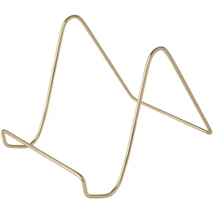 Bard's Plain Gold-toned Wire Easel Stand, 6" H x 5.5" W x 8" D - Picture 1 of 1