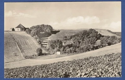 Vitt auf Rügen 1959, Blick zur Kapelle - Bild 1 von 2