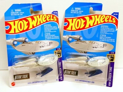 Hot Wheels SCREEN TIME - U.S.S. Enterprise NCC-1701 (2 Ships) - Star Trek - Image 1 of 3
