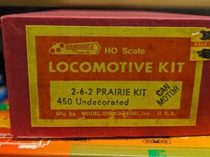 HO Roundhoise kit450 2-6-2 Prairie steam locomotive undec - Picture 1 of 9