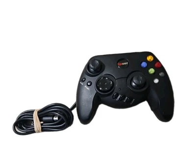 XBox GIGAWARE Wired Video Game Controller 26-541 - Black EUC Ships Free - Image 1 of 4