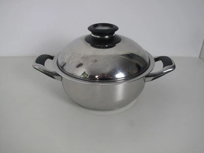 Topf AMC 4,4 Liter Kochtopf Visiotherm Deckel Induktion 24 cm - Bild 1 von 4